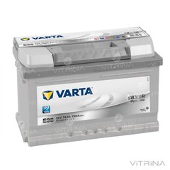 Аккумулятор VARTA SD(E38) 74Ah-12v (278x175x175) со стандартными клеммами | R, EN750 (Европа)