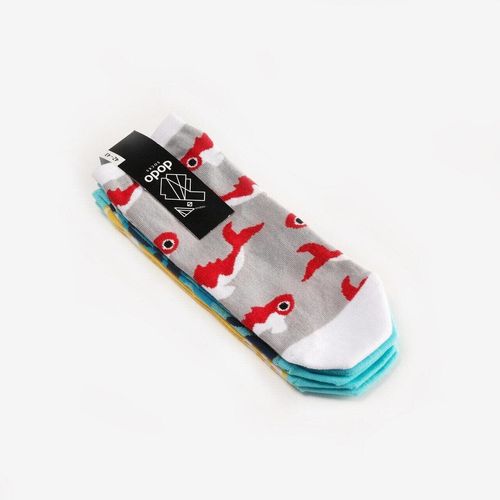 Шкарпетки жіночі короткі Dodo Socks Oceanic 39-41, набір 3 пари