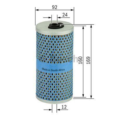 Фильтр масляный двигателя MERCEDES | Bosch