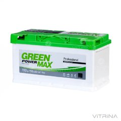 Аккумулятор Green Power Max 110 А.З.Е. со стандартными клеммами | R, EN950 (Европа)
