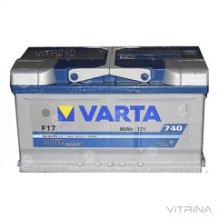Акумулятор VARTA BD (F17) 80Ah-12v (315х175х175) зі стандартними клемами | R, EN740 (Європа)