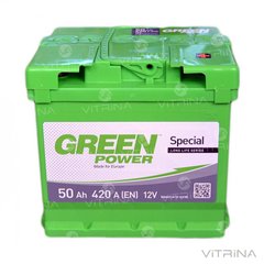 Аккумулятор Green Power 50 А.З.Г. со стандартными клеммами | L, EN420 (Азия)