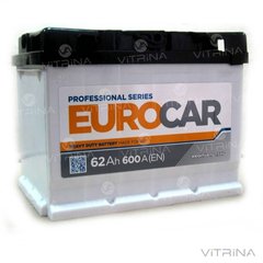 Аккумулятор EUROCar Japan 62 А.З.Г. со стандартными клеммами | L, EN600 (Азия)