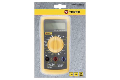 Мультиметр цифровой Topex - амперметр, омметр, вольтметр | 94W101