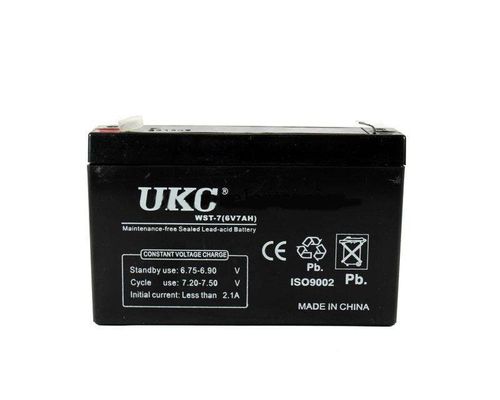 Акумулятор батарея UKC WST-7 6V 7Ah