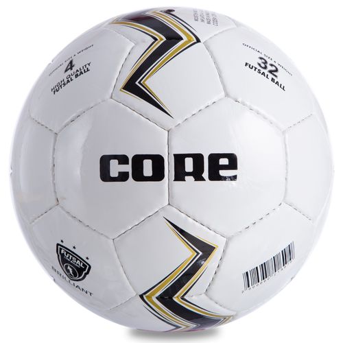 М'яч для футзалу №4 Shiny PU CORE BRILLIANT CRF-043 (5 сл., Зшитий вручну)