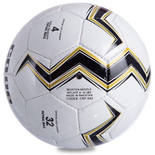 М'яч для футзалу №4 Shiny PU CORE BRILLIANT CRF-043 (5 сл., Зшитий вручну)
