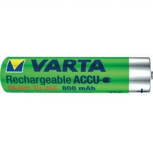 Аккумулятор ААА аккумуляторные батарейки Varta 800 mAh 4 шт