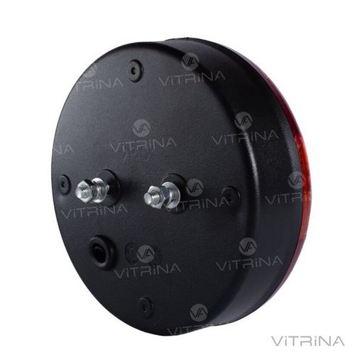 Фонарь cветодиодный ЛЕД задний универсальный круглый 12 В 140 мм | VTR