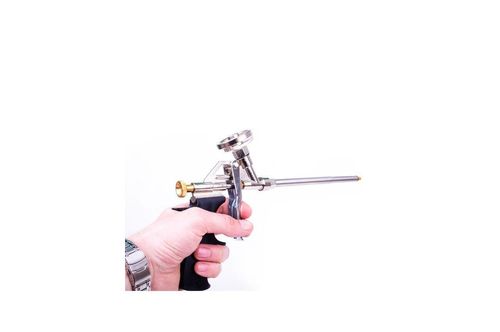 Пистолет для пены Intertool - никель | PT-0603
