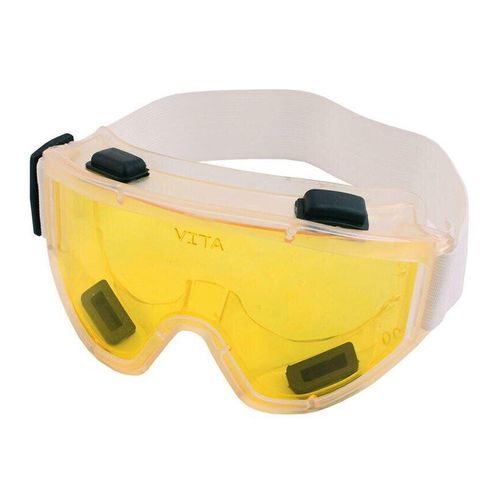 Очки защитные Vision Контраст линза жёлтая с непрямой вентиляцией | VTR (Украина) ZO-0041