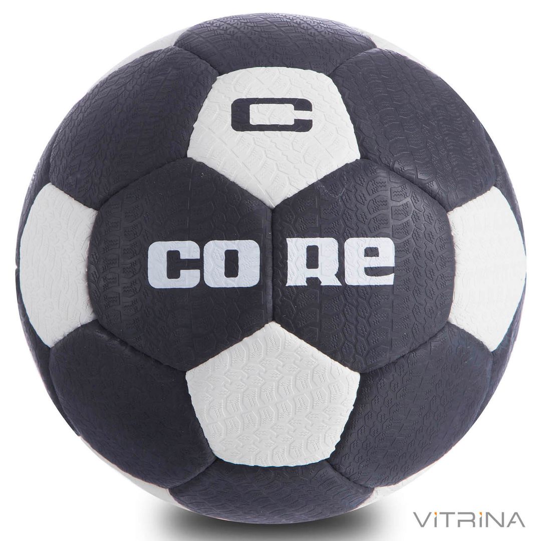 Мяч для уличного футбола Core Street Soccer CRS-045 покрытие вспененная резина (№5, 4 слоя, сшит вручную)