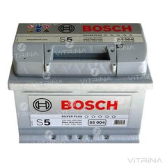 Аккумулятор BOSCH 61Ah-12v S5004(242x175x175) со стандартными клеммами | R, EN600 (Европа)