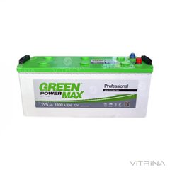 Аккумулятор Green Power Max 195 А.З.Е. со стандартными клеммами | R, EN1300 (Европа)
