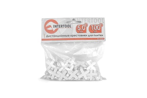 Хрестики для плитки Intertool - 5 мм (100 шт.) | HT-0355