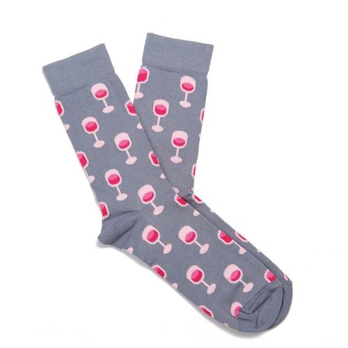 Носки мужские с принтом Dodo Socks rose 150ml 44-46 Серые