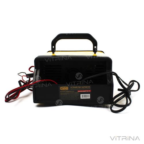 Зарядное устройство для авто 12В (6В), 10А (стрелочный индикатор) | СИЛА 900205