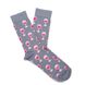 Модные носки мужские Dodo Socks rose 150ml 42-43 Серые