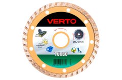 Алмазный диск 125 мм турбо Verto | 61H3P5