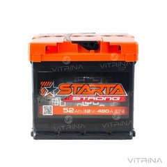 Аккумулятор Starta Strong 52 А.З.Е. с круглыми клеммами | R, EN480 (Европа)