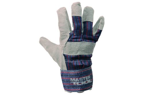 Перчатки рабочие замшевые комбинированные, сшивная ладонь 10,5 Mastertool | 83-0701
