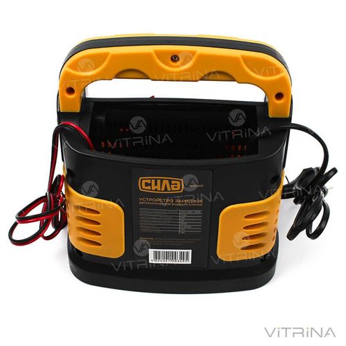 Зарядний пристрій для авто 12В (6В), 12А (стрілочний індикатор) | СИЛА 900206