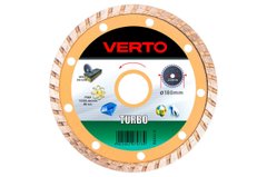 Алмазный диск 180 мм турбо Verto | 61H3P8
