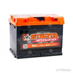 Аккумулятор Starta Strong 62 А.З.Г. с круглыми клеммами | L, EN600 (Азия)