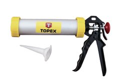 Пистолет для силикона Topex - тубус, 300 мл | 21B330