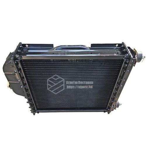 Радиатор водяной МТЗ-80 (медный) (4-х рядный) + крышка + аморт. х 2 шт (метал бачки) | VTR
