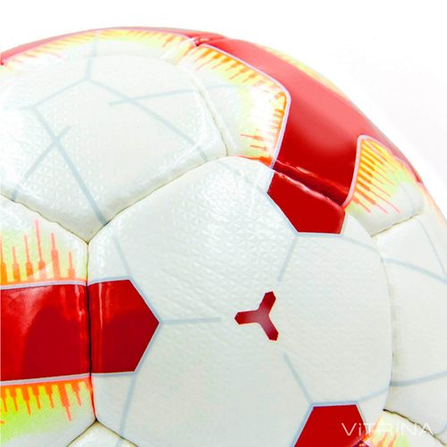 Футбольний м'яч №5 Crystal Ballonstar 2018-2019 C-2840 (5 шарів, зшитий вручну, білий-червоний)