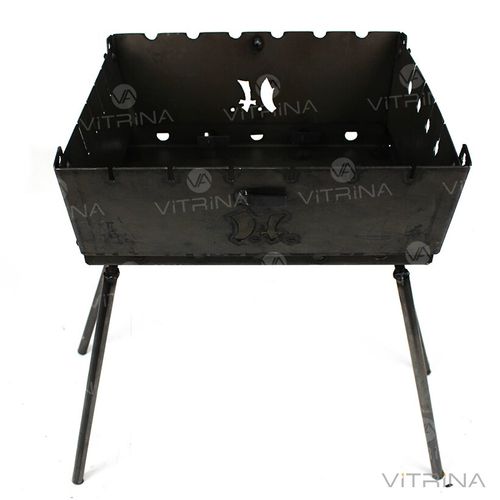 Мангал-чемодан DV - 6 шп. x 1,5 мм (холоднокатанный) | Х005