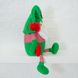 Мягкая игрушка Kidsqo гномик Санта с сердцем 32см зелёно-красный (625)