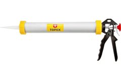 Пістолет для силікону Topex - тубус, 600 мл | 21B360