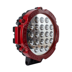Светодиодная фара LED (ЛЕД) круглая 63W (21 лампа) red | VTR