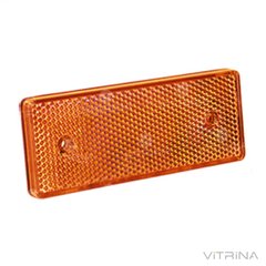 Катафот дорожный (оранжевый) 100x40x7,3 | КД1-3 (VTR)