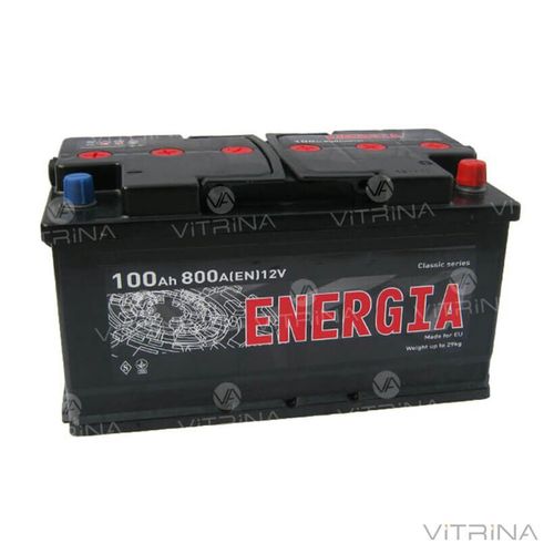 Акумулятор Energia 100 А.З.Г. зі стандартними клемами | L, EN800 (Азія)