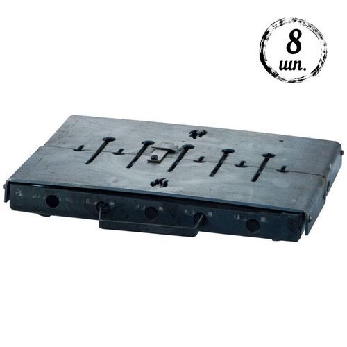 Мангал-чемодан DV - 8 шп. x 1,5 мм (холоднокатаний) | Х006