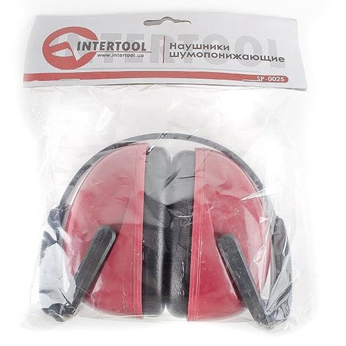 Навушники шумопоніжающіе з посиленою складаний дужкою | INTERTOOL SP-0025