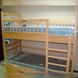 Двухъярусная детская кровать, массив ольхи с нижним ящиком (эко, трансформер, дерево) 190х80х170см | VTR
