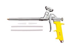 Пистолет для пены Topex - никель (желтая ручка) | 21B501
