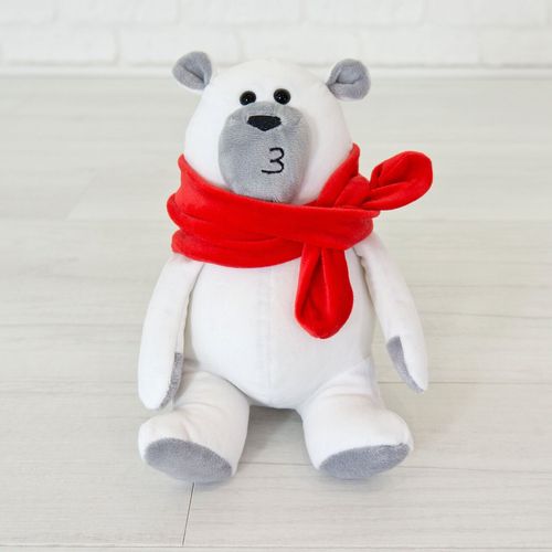 Мягкая игрушка Kidsqo медведь Маршмеллоу 20см белый (627)