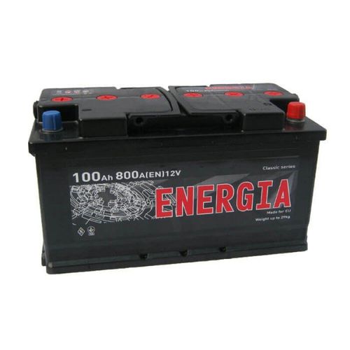 Акумулятор Energia 100 А.З.Е. зі стандартними клемами | R, EN800 (Європа)