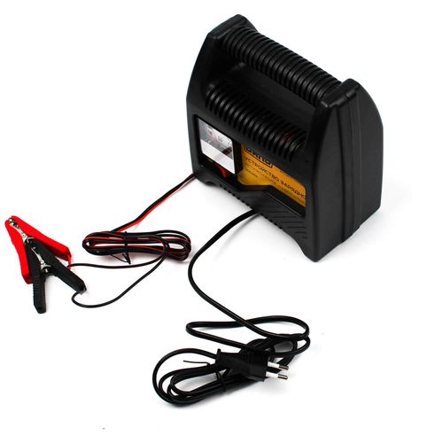 Зарядное устройство для авто 12В 6А (стрелочный индикатор) | СИЛА 900203