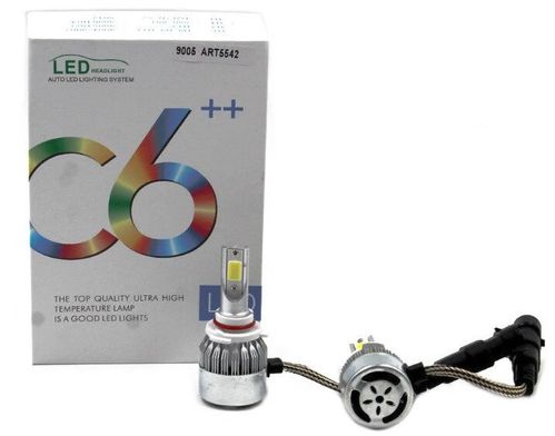 Комплект автомобільних LED ламп MHZ C6 в туманки 9005