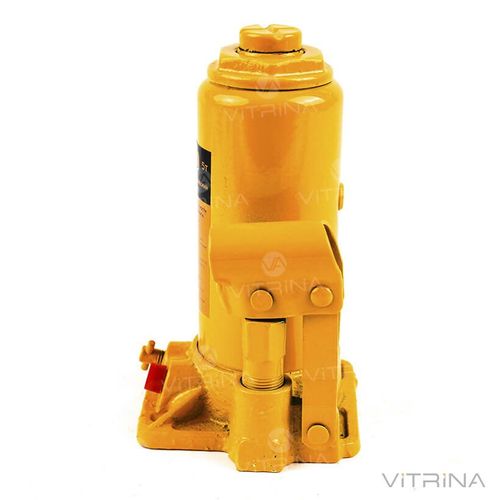 Домкрат гидравлический бутылочный - 5т 197-382 мм | СИЛА (Украина) 271005