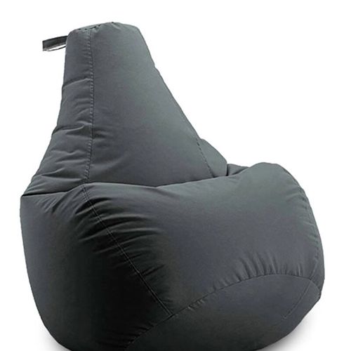 Кресло мешок груша Серый, XXL 90х130, Оксфорд с внутренним чехлом