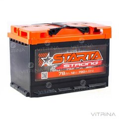Акумулятор Starta Strong 78 А.З.Г. з круглими клемами | L, EN780 (Азія)