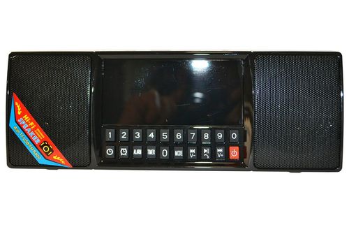 Портативная колонка блютуз MP3 часы WS-1515 bluetooth Black