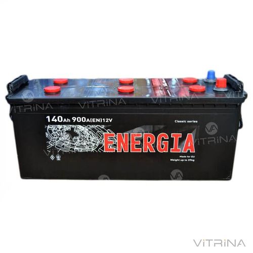 Аккумулятор Energia 140 А.З.Е. со стандартными клеммами | R, EN900 (Европа)